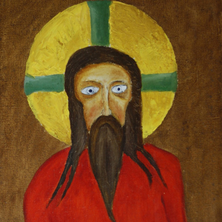 Русский Христос, холст, масло, 40 х 30 см., 2009 г.