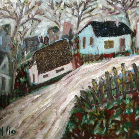 Nightfall, canvas, oil, 40 х 55 cm., 2012