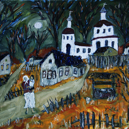 The Lost Village, canvas, oil, 49 х 60 cm., 2013