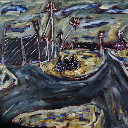 The River of Time, fiberboard, oil, 53 х 76 cm., 2013