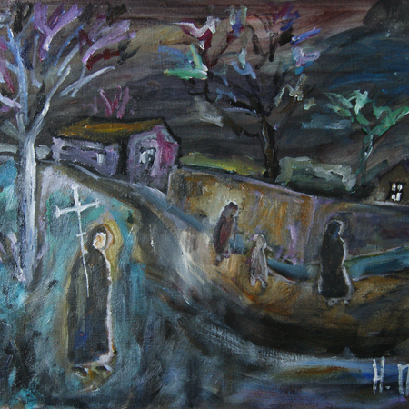 Preacher, canvas, oil, 50 х 60 cm., 2013