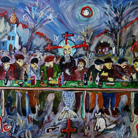 The Supper, canvas, oil, 60 х 80 cm., 2014