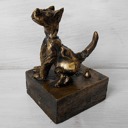 The Dog, clay, 15 cm., 2015
