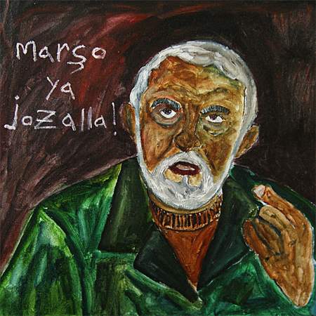 Aslan Maskhadov, canvas, oil, 50 х 60 cm., 2015
